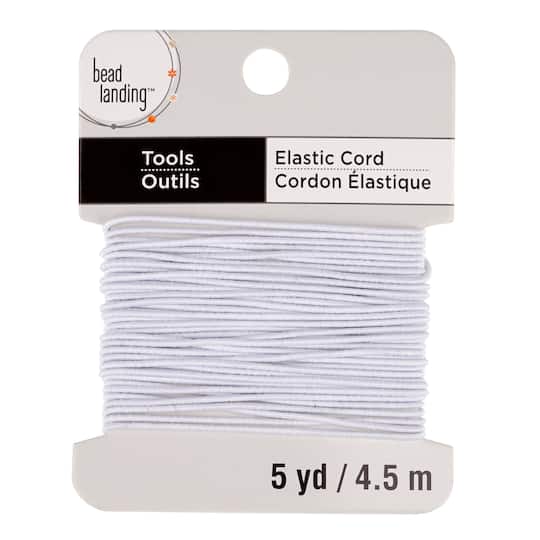 24 Pack: 1mm White Stringing Elastic Cord by Bead Landing&#x2122;